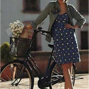 Anthropologie Floreat Strapless Polka Dot Dress-4